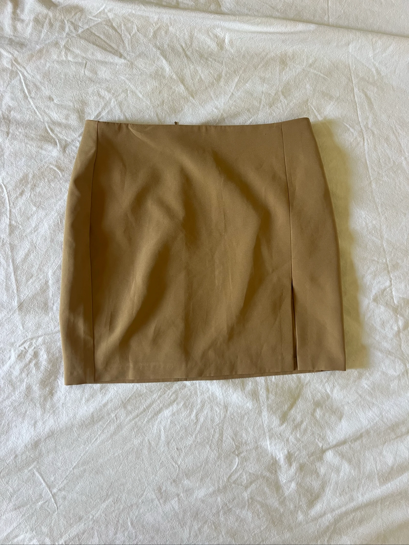Jupe courte habillé Asos beige 